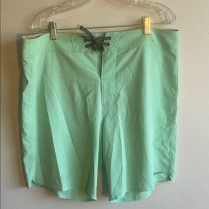 Patagonia Light Green Board Shorts